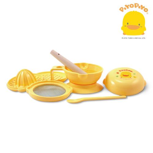 任-黃色小鴨PiyoPiyo-嬰幼兒七件組食物調理器