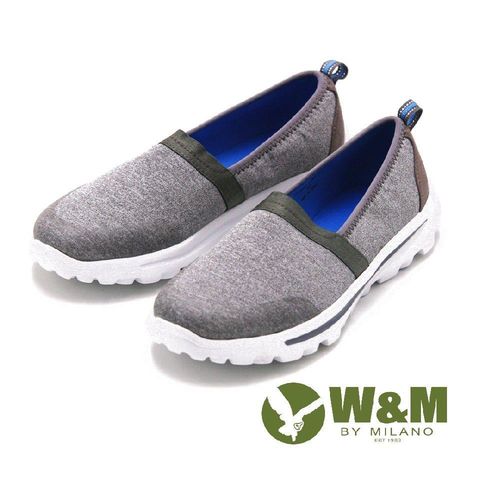 W&M MODARE系列 素面直套式休閒鞋 女鞋-灰(另有藍、黑)