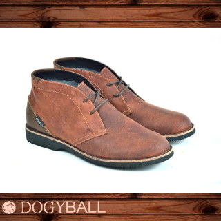 Dogyball  Jones 輕量化皮感沙漠短靴 坦色
