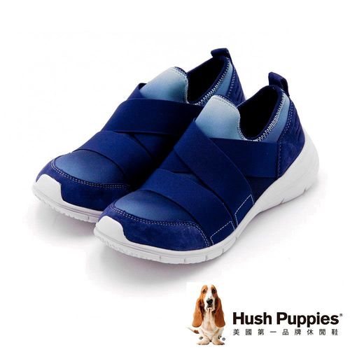 Hush Puppies DIEDE CYPRESS系列 直套式機能健走鞋 女鞋-深藍