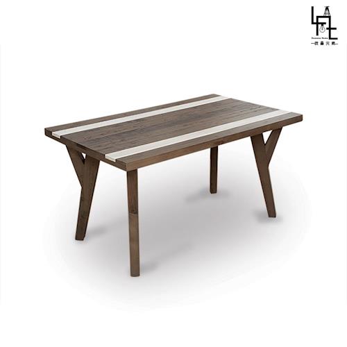 【微量元素】 LIVA 原始工業風5尺餐桌