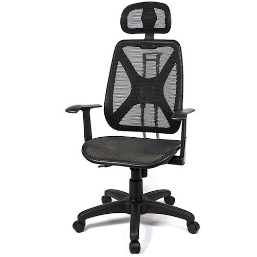 【aaronation】愛倫國度 - 機能性椅背 - 辦公/電腦網椅(DW-105HT手枕)