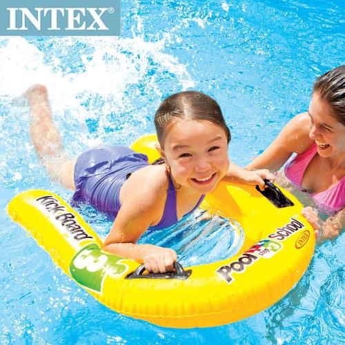 【INTEX】游泳學校POOL SCHOOL-STEP 3 充氣浮排 適用：3歲+ (58167)