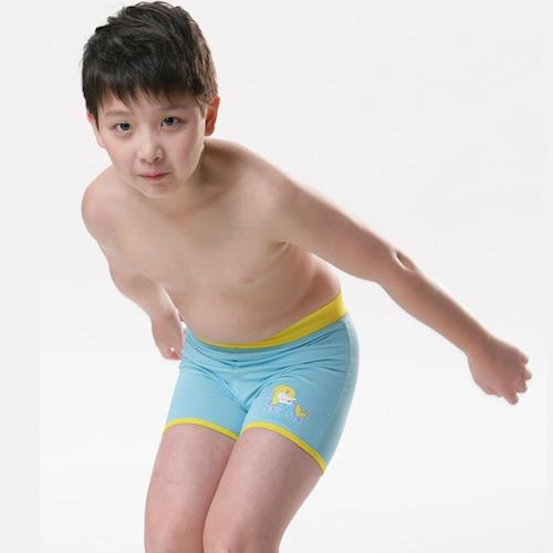 【SAIN SOU】SPA/泡湯專用兒童五分泳褲附泳帽A62201