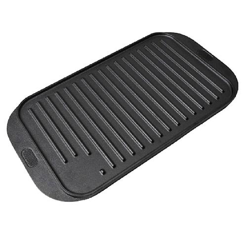 鍋寶萬用雙面鑄鐵煎烤盤BBQ達人組