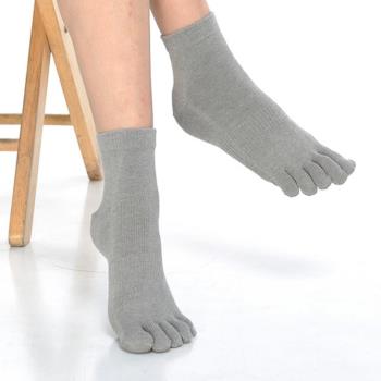【KEROPPA】可諾帕吸濕排汗竹炭保健五趾女短襪x2雙C90009
