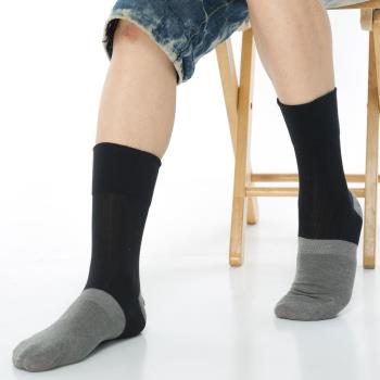 【KEROPPA】萊卡竹炭無痕寬口1/2短襪*2雙(男襪)C90003-