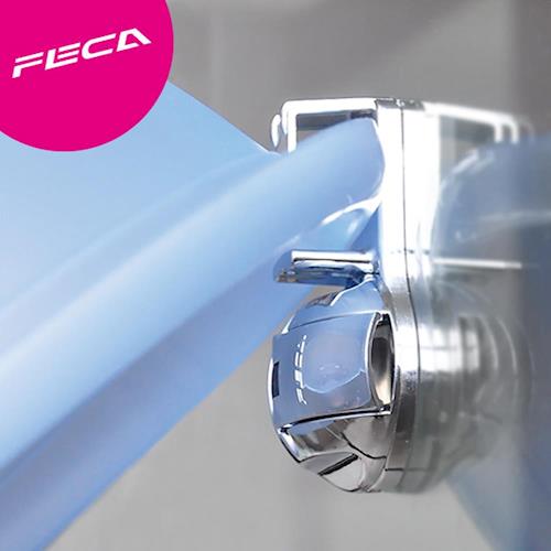 FECA非卡 無痕強力吸盤 砧板/水盆掛勾(銀)
