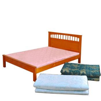 《DFhouse》黛爾夢6尺雙人緹花布透氣床墊(三色)- 孟宗竹 單人床 雙人床 床架 床組 透氣 舒適 床墊