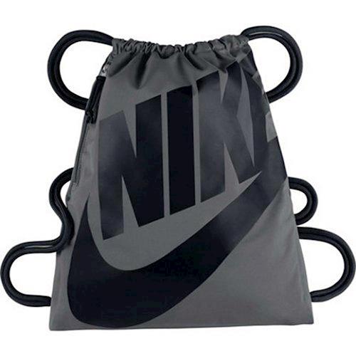 Nike 2017時尚大Logo標誌健身深灰色束口後背包(預購)
