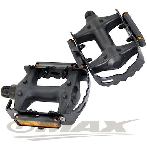 OMAX鋁合金高級防滑-反光片踏板-2入(1組)