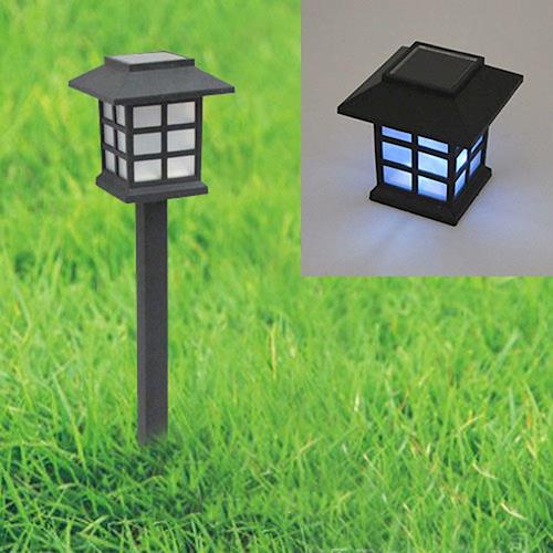 月陽古典太陽能充電式自動光控開關LED庭園燈草坪燈插地燈(5025)