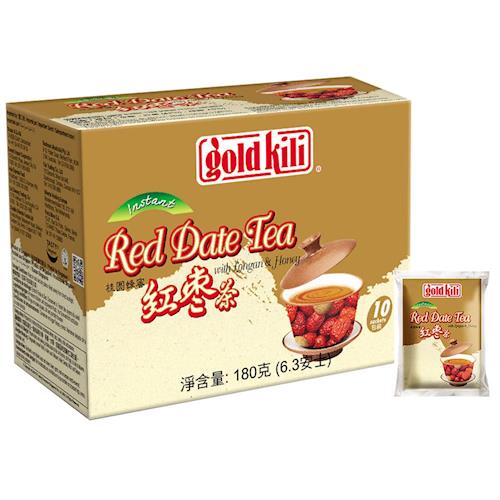 金麒麟 gold kili 桂圓蜂蜜紅棗茶 (盒裝-18公克-10包)