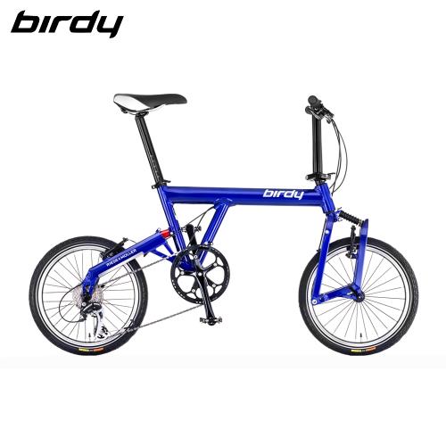 Birdy New Classic 8速鋁合金經典圓管摺疊單車-海軍藍