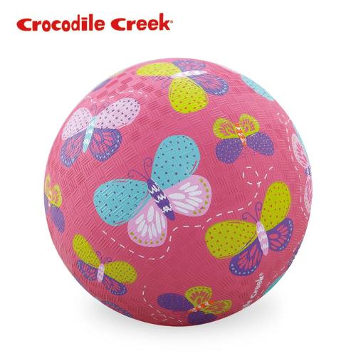 美國Crocodile Creek  7吋兒童運動遊戲球-粉彩蝴蝶