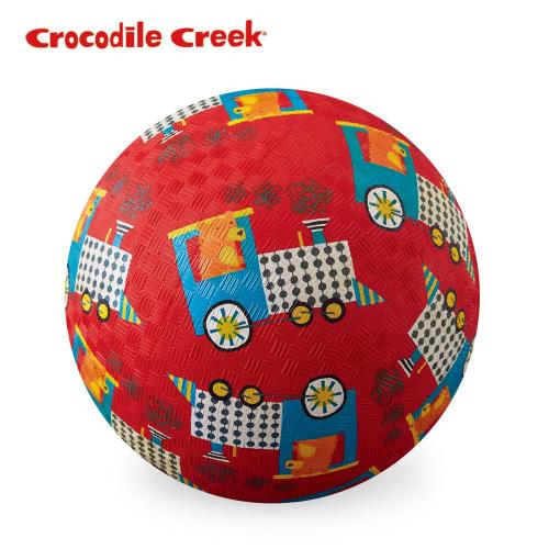 美國Crocodile Creek  7吋兒童運動遊戲球-小熊火車