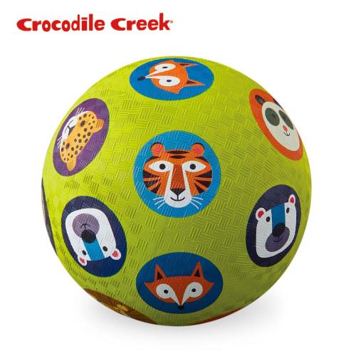 美國Crocodile Creek  7吋兒童運動遊戲球-叢林動物