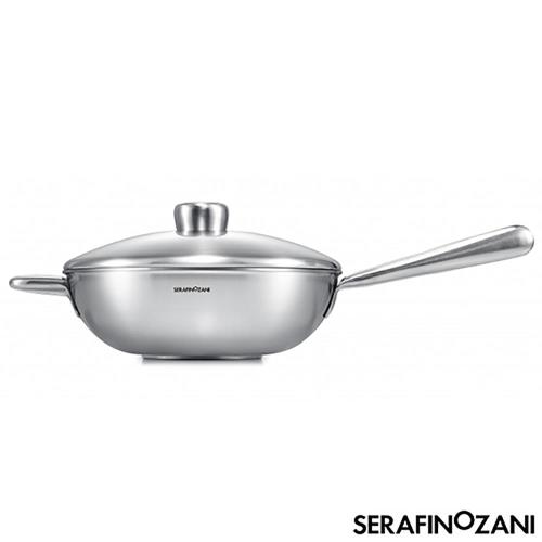 SERAFINO ZANI尚尼恆温中式不鏽鋼炒鍋32cm