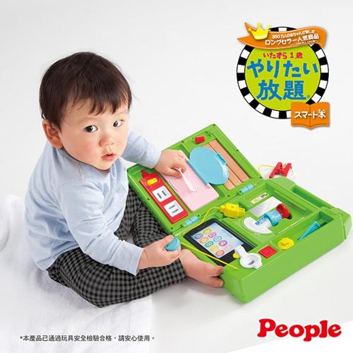 日本People-益智手提聲光遊戲機(8個月-/充滿聲光效果!!)