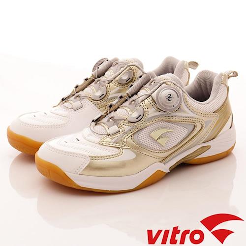 【Vitro韓國專業運動鞋】HELIOSⅢDX-頂級專業羽球紀念鞋-白金(女)
