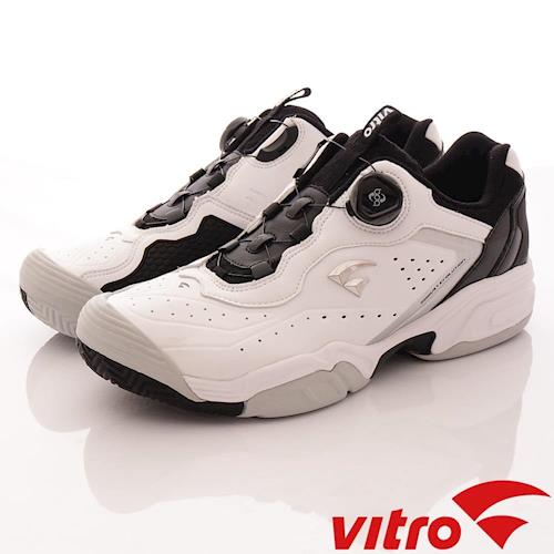 【Vitro韓國專業運動鞋】DURNSFORD系列頂級專業網球鞋-黑白(男)