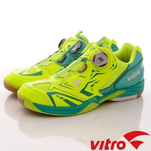 【Vitro韓國專業運動鞋】NIVA-FLEX2-頂級專業羽球鞋-螢光綠(男)
