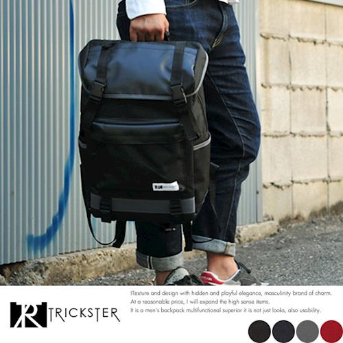 【TRICKSTER】MonoMax雜誌款 後背包 電腦包 書包 B4 大容量 雙肩包 22L防水材質【tr1436】
