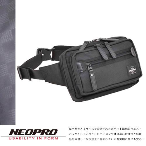 【NEOPRO】日本機能包品牌 小型B6 單肩斜背包 腰包 後背包 戶照夾 機票夾 中空尼龍【2-050】