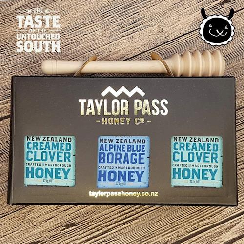 壽滿趣 TaylorPass紐西蘭甜蜜蜜蜂蜜禮盒(琉璃苣x1三葉草x2)