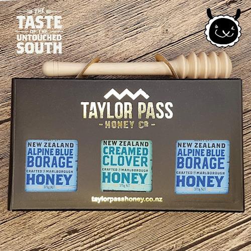 壽滿趣 TaylorPass紐西蘭甜蜜蜜蜂蜜禮盒(琉璃苣x2三葉草x1)