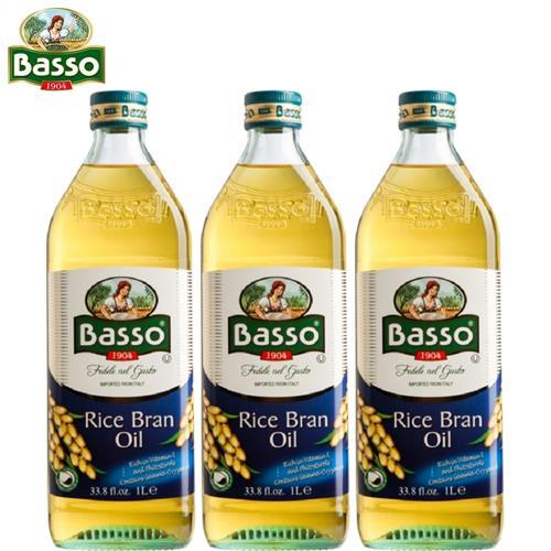 Basso-巴碩義大利玄米油 1,000ml x3入