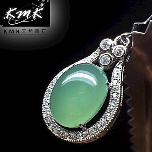 KMK天然寶石【10克拉】南非辛巴威天然綠玉髓-項鍊