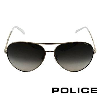 POLICE義大利警察復古時尚經典造型太陽眼鏡(黑) POS8585E0528