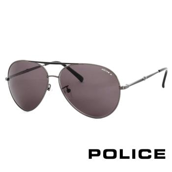 POLICE義大利警察復古時尚經典造型太陽眼鏡(黑) POS8585E584P