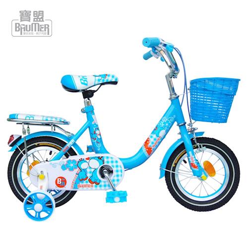 寶盟BAUMER 12吋親子鹿腳踏車-水藍(兒童腳踏車、童車)