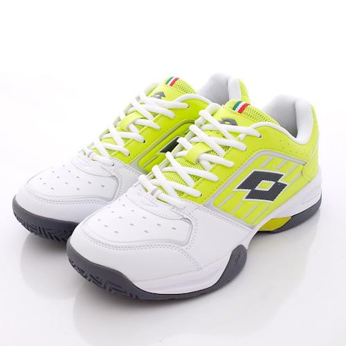 Lotto樂得-專業網球鞋款-MR3374白螢光黃(男款)