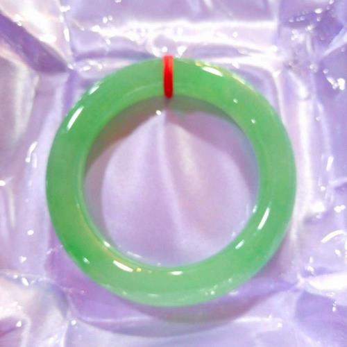 A貨翡翠手鐲/玉鐲(手圍18-18.5) 冰種 正陽滿綠 緻麗珠寶