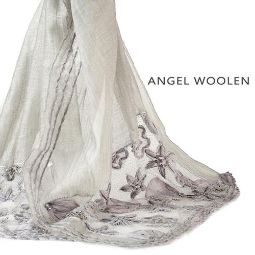 Angel Woolen 花漾年華 印度手工披肩 圍巾