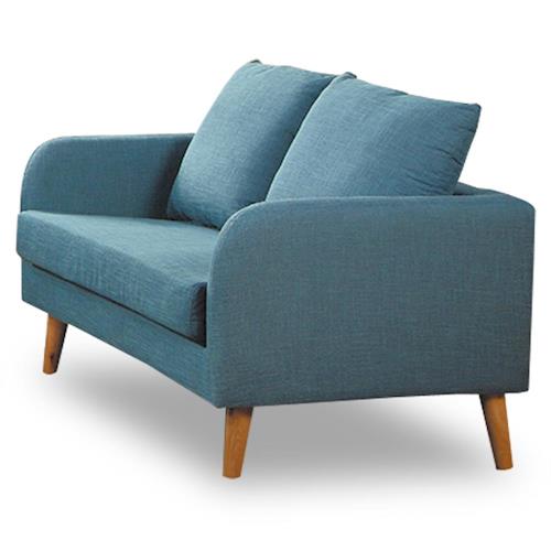 【時尚屋】卡洛兒沙發雙人座天空藍色MT7-322-11免組裝/免運費/沙發