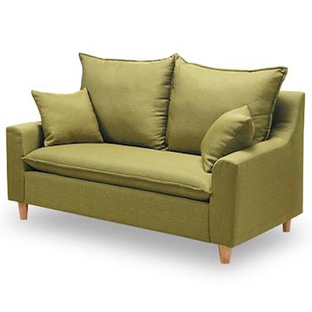 【時尚屋】奧蘿拉沙發雙人座蘋果綠色MT7-321-5免組裝/免運費/沙發