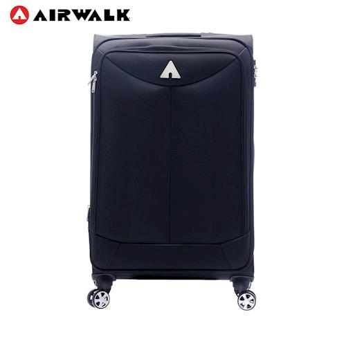 AIRWALK LUGGAGE - 尊爵系列黑色的驕傲 布面拉鍊24吋行李箱 -傲人黑
