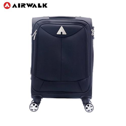 AIRWALK LUGGAGE - 尊爵系列黑色的驕傲 布面拉鍊20吋行李箱 -傲人黑