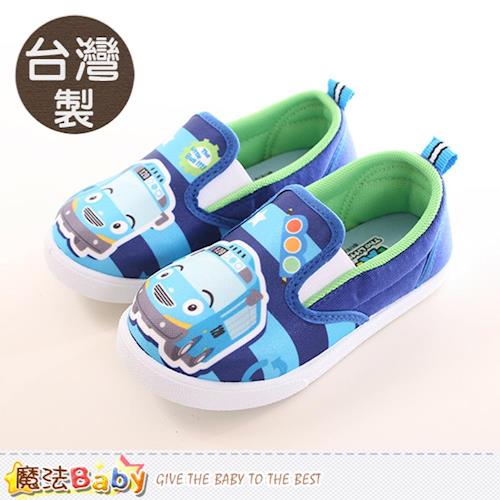 魔法Baby 童鞋 台灣製TAYO小巴士正版帆布鞋~sk0220