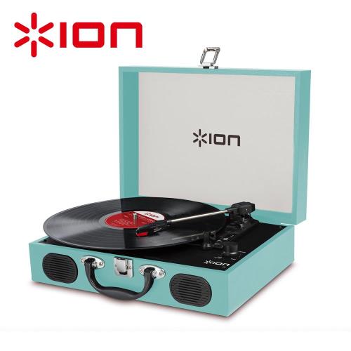 ION Audio Vinyl Transport手提黑膠唱機 全球限量款 湖水藍