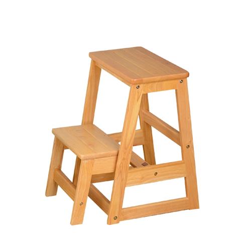 Boden-可羅實木二層收合樓梯椅