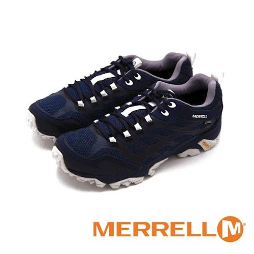MERRELL MOAB FST GTX 防水戶外多功能鞋登山健行男鞋-藍