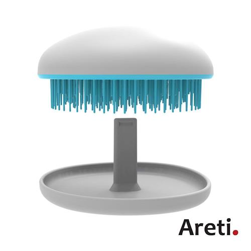 日本Areti 攜帶型柔順按摩梳