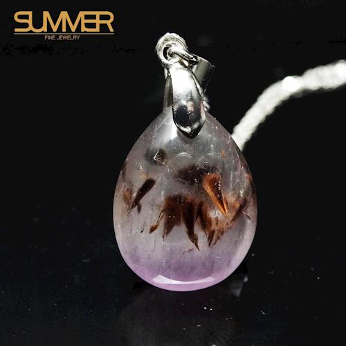 天然紫鈦晶項鍊/墜子(7g) SUMMER寶石