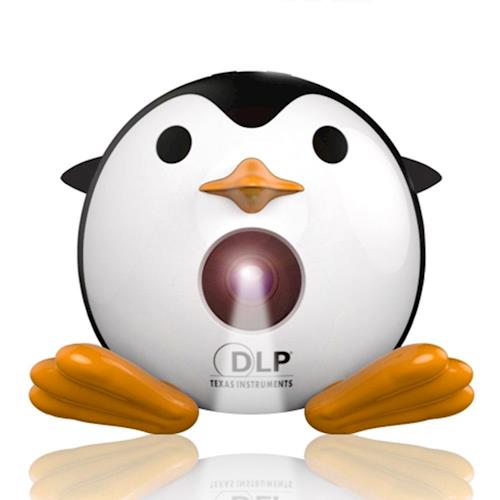 輕巧可愛小企鵝微型投影機DLP加贈多媒體迷你3.0音箱