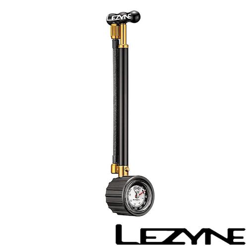  LEZYNE SHOCK DRIVE 避震器專用 鋁合金高壓前叉手握打氣筒(黑)